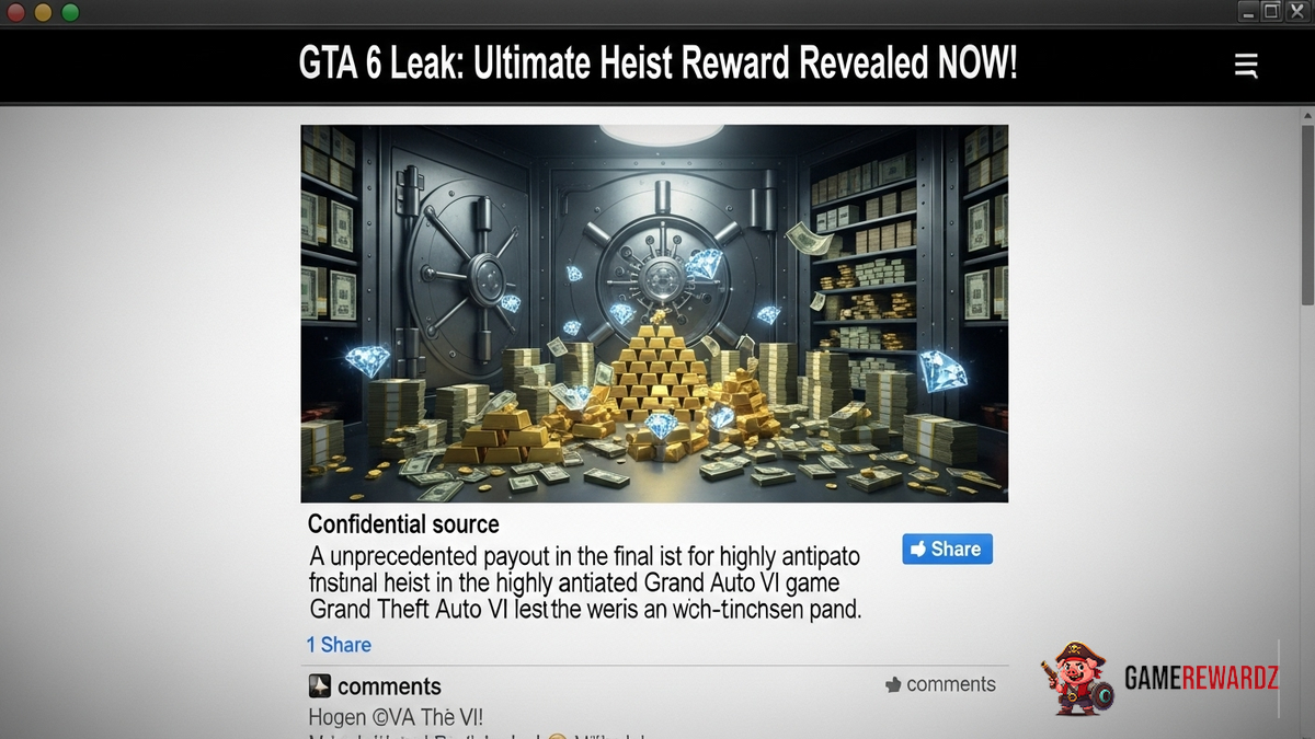 GTA 6 Leak: Ultimate Heist Reward Revealed NOW!